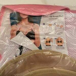 Castor Oil Breast Pack - Pink and Tan